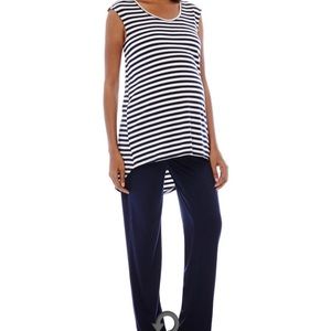 Spencer maternity nursing top and pants set (pjs)